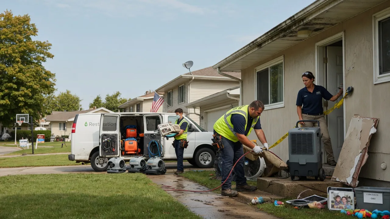 Water Damage Restoration in Advance, IN near me